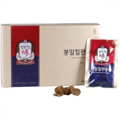 Box of Korean Red Ginseng Honeyed Slices from CheongKwanJang