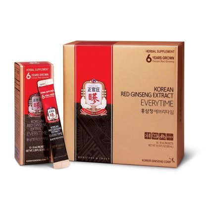 Korean Red Ginseng Extract Sticks (Pouches)