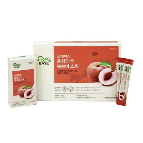 Good Base Korean Red Ginseng with Peach